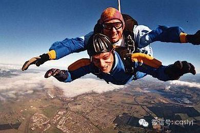 下月可到黔江体验高空跳伞