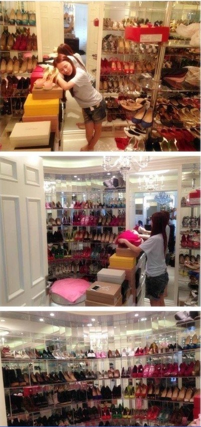 涉毒女主持人王婧奢华衣橱曝光