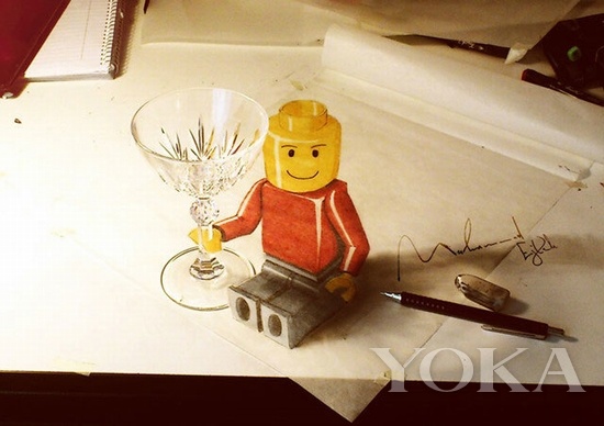 又被骗 真想摸摸这些3D铅笔画