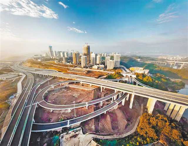 中心城区一批立交道路即将通车