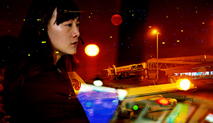 實拍重慶&ldquo;空中交警&rdquo;