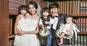 陈浩民夫妇拍结婚周年纪念写真