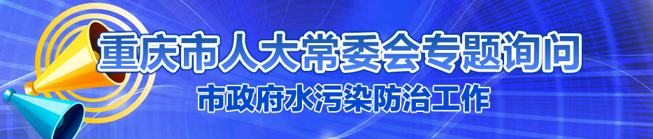 重慶市人大常委會專題詢問市政府水污染防治工作