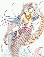 鮫人 人面魚身啼聲如小兒