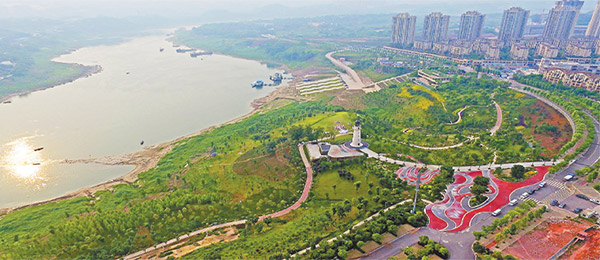 比中央公园还大一倍的金海湾滨江公园一期建成