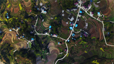 【720全景】重慶忠縣天井村美麗鄉村路