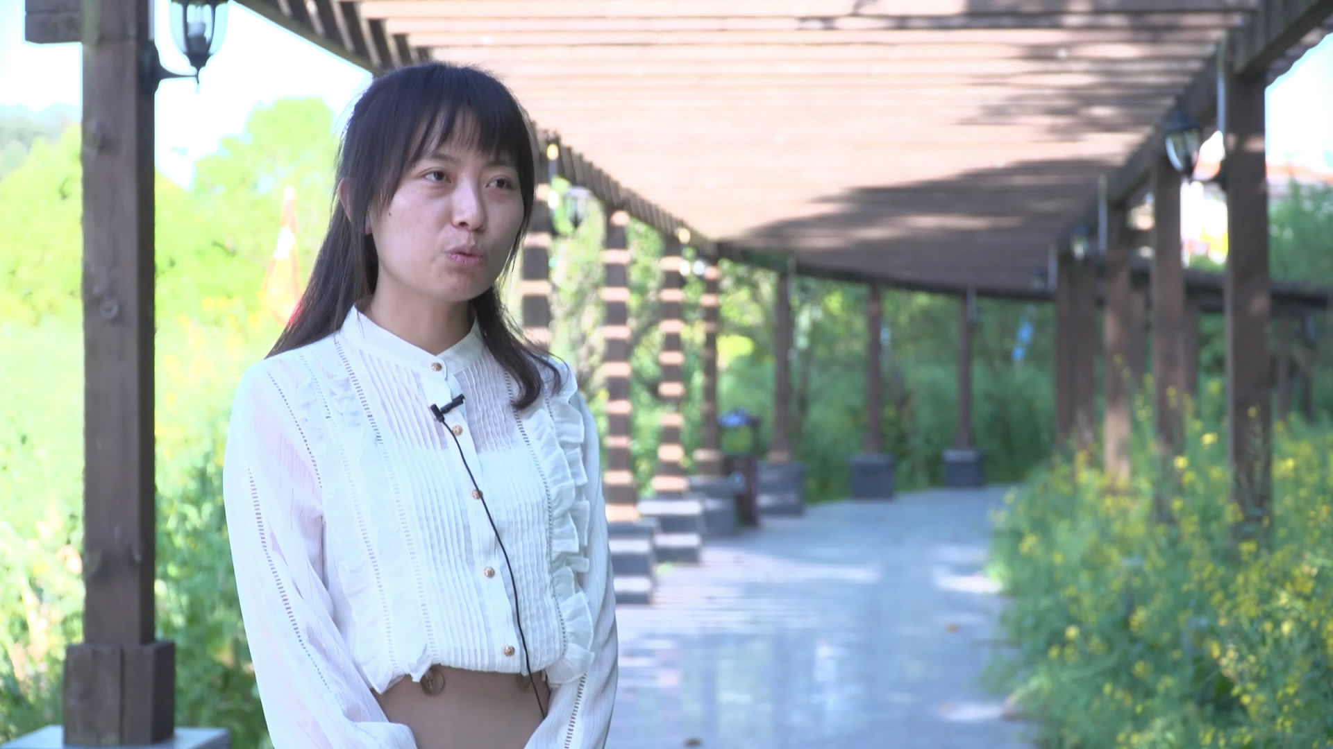 南川區委黨校教師吳萌萌介紹此次講課的內容和目的