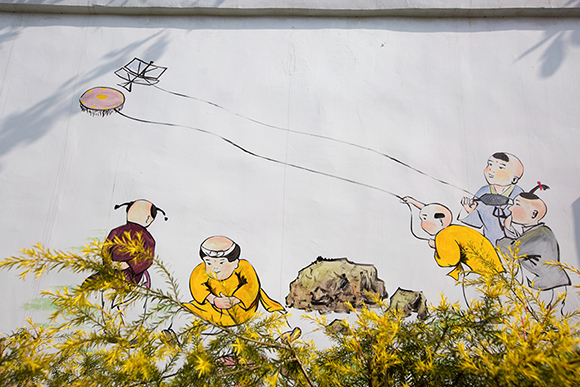 【航拍】真武宮村墻繪