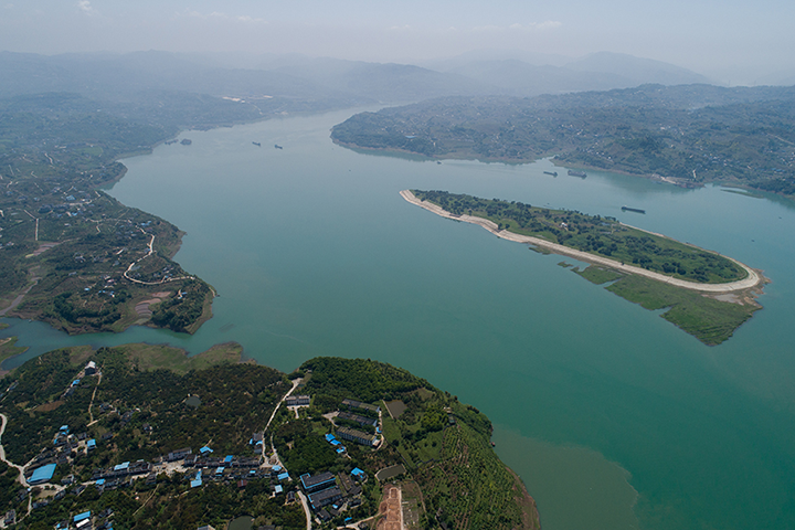 新華鷹航拍重慶涪陵睦和村