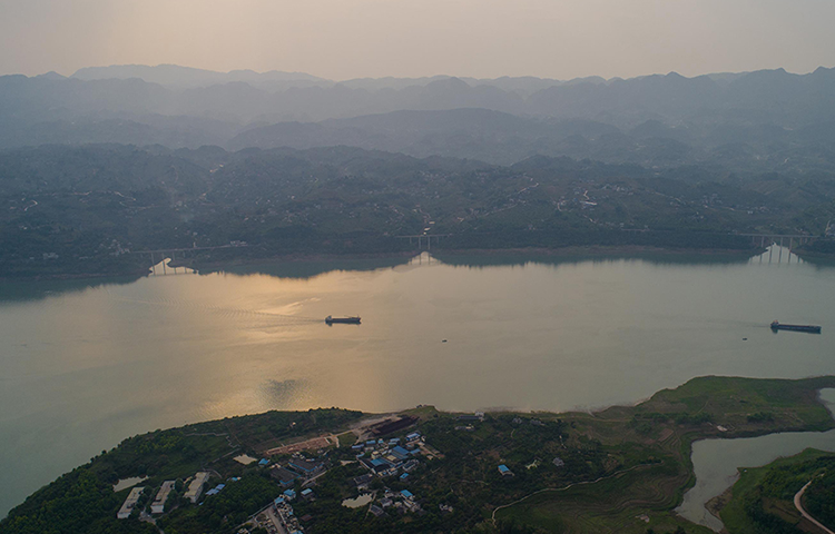 新華鷹航拍重慶涪陵睦和村