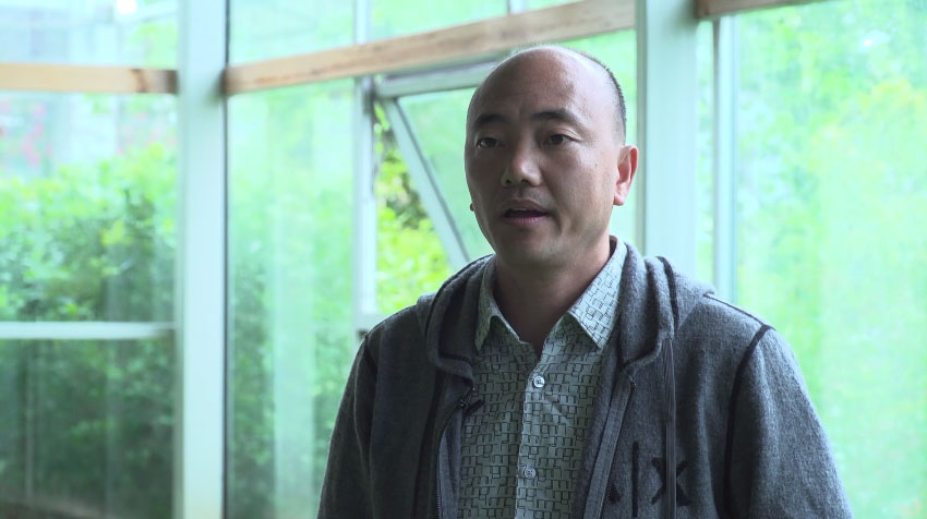 林果園老板張傳軒介紹現代生態觀光農業園特色