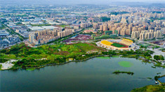 雨後的雙桂湖國家濕地公園