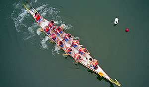 重慶九龍坡區龍舟競渡迎端午