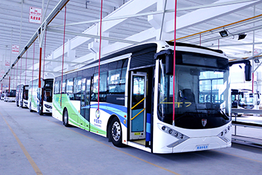 中国动力穗通新能源生产的纯电动公交车