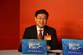 重慶市人大代表、潼南區長王志傑做客新華網