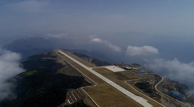 &ldquo;雲端上的航母&rdquo;重慶巫山機場開始飛行校驗