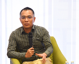 吴武贤在“重庆创——2019文旅产业发展论坛”圆桌会议现场