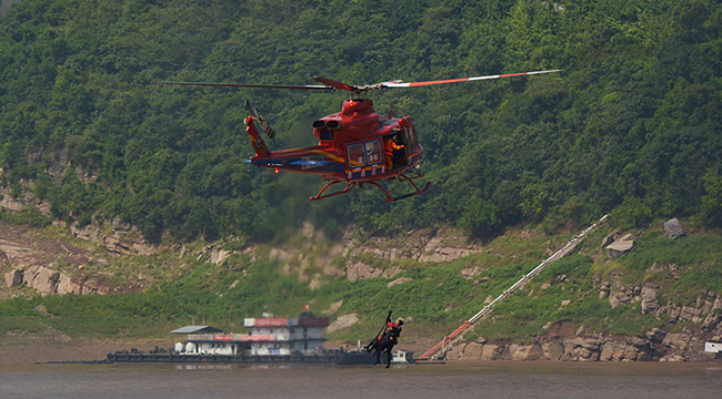 重慶舉行防汛搶險演練