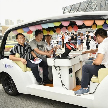 国内首个5G自动驾驶开放道路场景示范运营基地迎来公众开放体验日