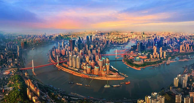 壯闊兩江流 秀美山水城