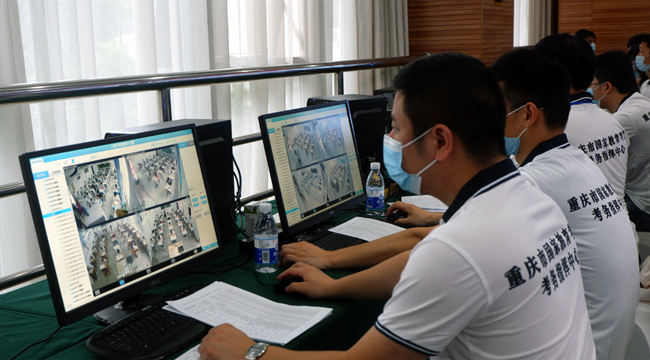 考場全程無死角高清監控錄像