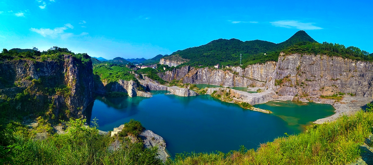 渝北铜锣山国家矿山公园。（聂先福摄）