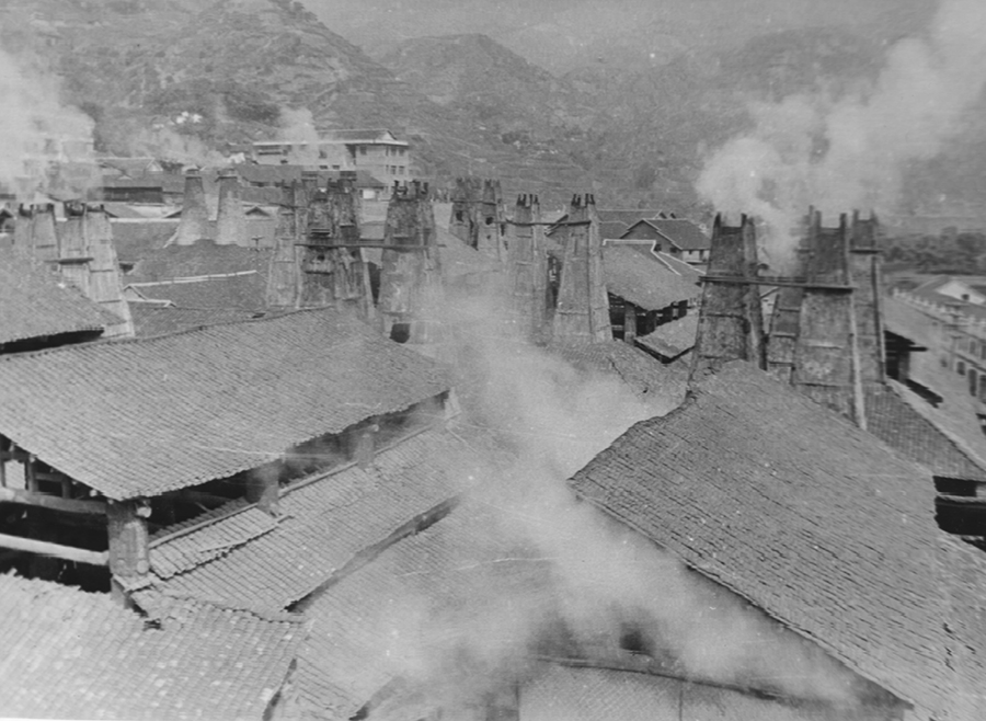 云安盐场塔炉灶外景。（云阳县博物馆供图）