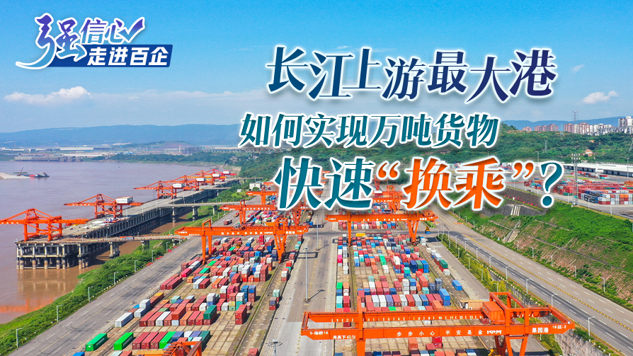 强信心·走进百企｜从长江上游最大港看拼经济新气象