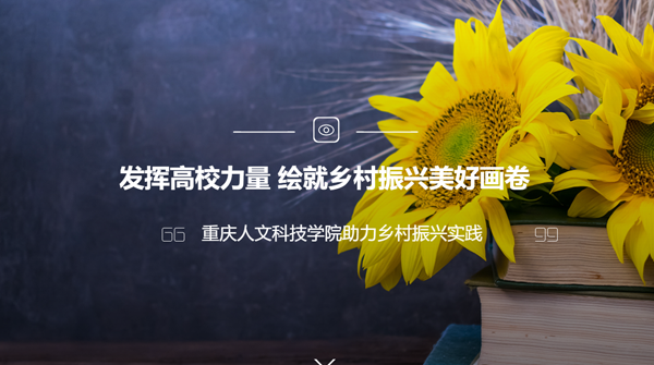 重庆人文科技学院：发挥高校力量 绘就乡村振兴美好画卷